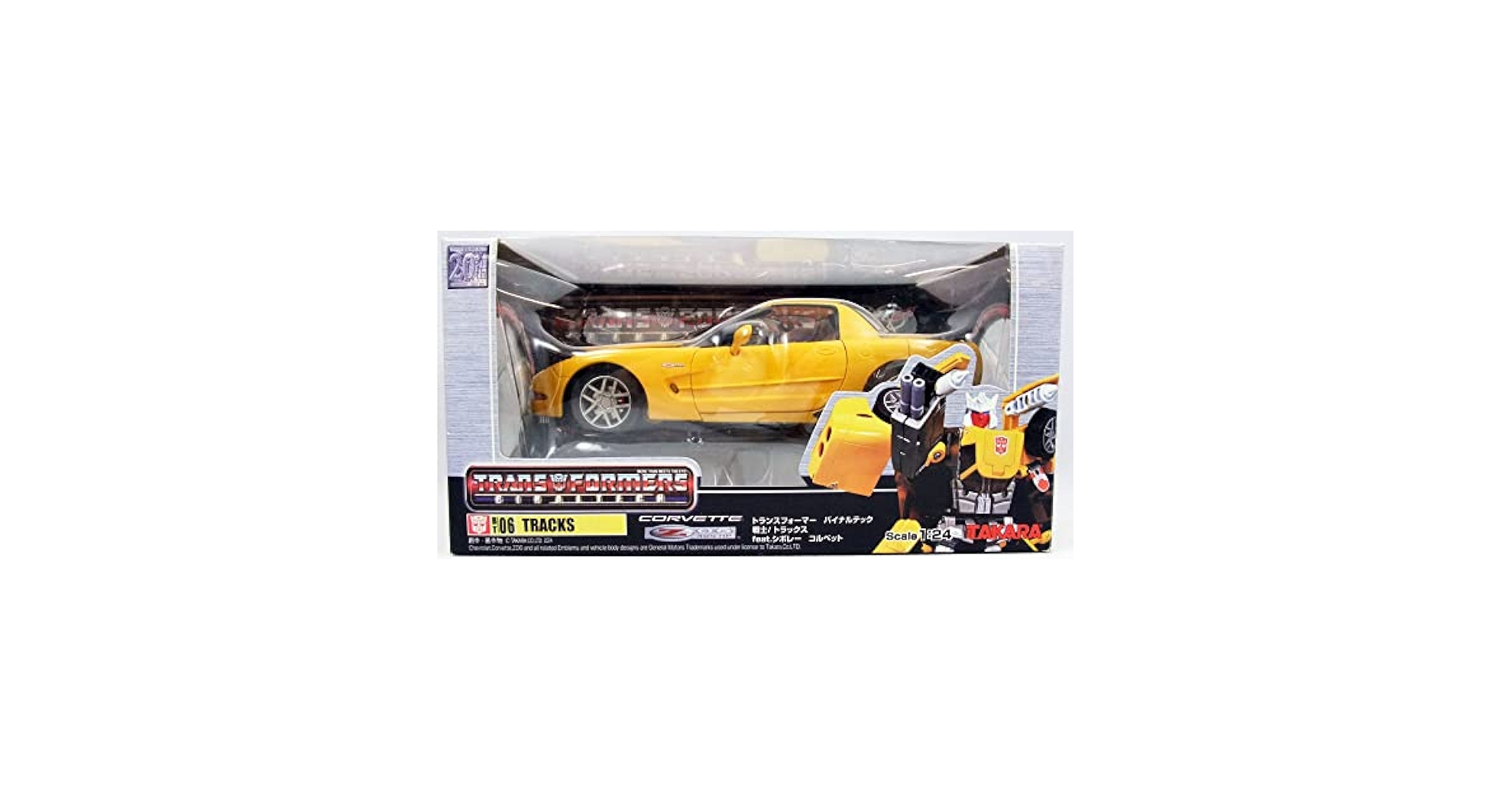 トランスフォーマー　バイナルテック／BT06　TRACKS シボレー　コルベット Amazon.com: Transformers Takara Binaltech BT-06 Tracks
